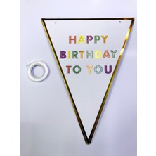 Nuveden Happy Birthday To You Flama Bayrak Süs (4887) NVDN-GOITLT34