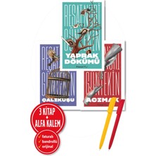 İnkılap Kitabevi Alfa Kalem+Yaprak Dökümü (Yeni Kapak)+Çalıkuşu (Yeni Kapak)+Acımak+Reşat Nuri Güntekin 3 Kitap+Yeni