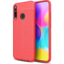 Prativas P40 Lite E Kılıf Auto Focus Kapak - Kırmızı
