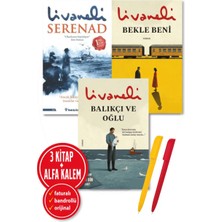 İnkılap Kitabevi Alfa Kalem+Serenad+Balıkçı ve Oğlu+Bekle Beni+Zülfü Livaneli 3 Kitap+Yeni+Roman Öykü
