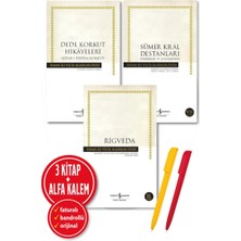 Türkiye İş Bankası Kültür Yayınları Alfa Kalem+Dede Korkut Hikayeleri+Sümer Kral Destanları+Rigveda+Kollektif 3 Kitap+Yeni+Klasikler