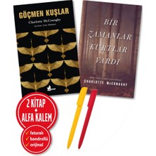 Çınar Yayınları Alfa Kalem+Göçmen Kuşlar+Bir Zamanlar Kurtlar Vardı+Charlotte Mcconaghy 2 Kitap+Yeni+Roman Öykü