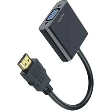 Prativas X-Level XCC7803 Hdmı To VGA Aktif Çevirici Adaptör 3.5mm Ses Çıkışlı Full Hd