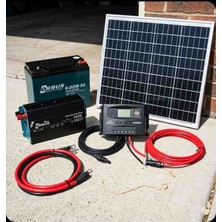 Dürüst 600 Watt Solar Paket Tv Aydınlatma Telefon Şarj Paketi