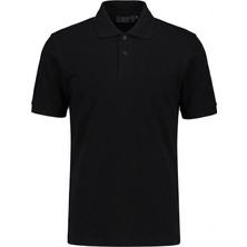 Süvari Polo Yaka Pike Regular T-Shirt TS1014000473 Siyah