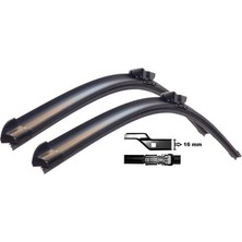 Silecek Süpürgesi Ön Muz Tipi 600MM+600MM 24"+24" Amarok 10-16, Transporter T6 15 Max 121 06 265