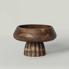 Linens Accacia Akasya 25X14 cm Ayaklı Kase
