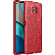Prativas Redmi Note 9 5g Kılıf Auto Focus Kapak - Kırmızı