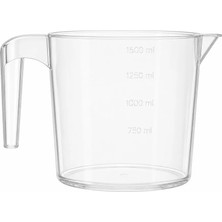 Akyüz Plastik 1500 ml Gıdaya Uygun Ölçek - 3 Adet