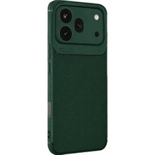Verto Newface Huawei Honor 600 Pro Auto Focus Karbon Kapak - Koyu Yeşil