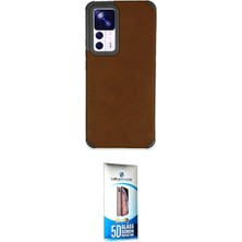 Nuveden Ieg™ Mi 12T Kılıf Doruk Asil Koleksiyonu - Siyah 5d Eko Cam Ekran Koruyucu