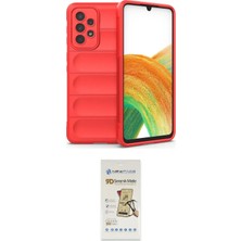 Nuveden Ieg™ Galaxy A33 5g Kılıf Atlas Koleksiyonu - Siyah Mat Seramik Nano Ekran Koruyucu