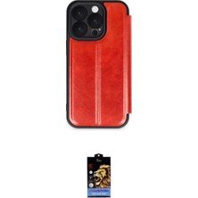 Nuveden Ieg™ Iphone 16 Pro Max Kılıf Zirve Yansıma Serisi - Siyah Buffer Hayalet Cam Ekran Koruyucu