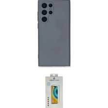 Nuveden Ieg™ Galaxy S22 Ultra Kılıf Ahenk Serisi - Şeffaf Polymer Nano Ekran Koruyucu