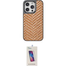 Nuveden Ieg™ Iphone 14 Pro Max Kılıf Vadi Özel Seri - Siyah Joko 5d Cam