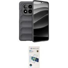 Nuveden Ieg™ Redmi Note 15 Pro 5g Kılıf Atlas Koleksiyonu - Siyah 3D Antistatik Cam Ekran Koruyucu
