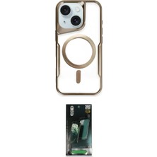 Nuveden Ieg™ Iphone 14 Kılıf Yadigar Klasik Özel Seri - Şeffaf 360 Full Body Arka Koruyucu
