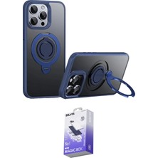 Nuveden Ieg™ Iphone 15 Pro Kılıf Zirve Çizgi Prime - Siyah Bilvis 5in1 5d Magic Hayalet Cam Ekran Kor