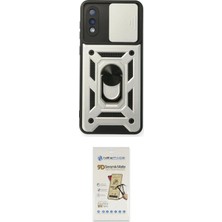 Nuveden Ieg™ Galaxy A02 Kılıf Ahenk Klasik - Siyah Mat Seramik Nano Ekran Koruyucu