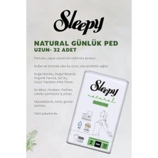 Natural Ultra Hassas Günlük Ped Uzun 32 Adet Ped ve Rosıe