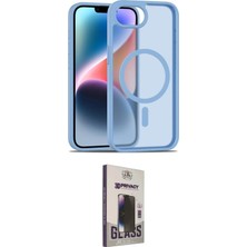 Nuveden Ieg™ Iphone 16E Kılıf Siluet Minimal Prime - Siyah Bilvis Hayalet Cam Ekran Koruyucu