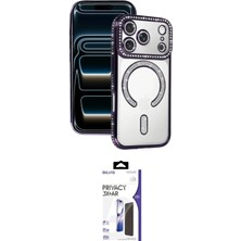 Nuveden Ieg™ Iphone 17 Pro Kılıf Zirve Doku Prime - Siyah Bilvis 3x Ar Hayalet Cam Ekran Koruyucu