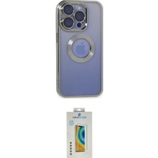 Nuveden Ieg™ Iphone 15 Pro Max Kılıf Pusula Form - Siyah Polymer Nano Ekran Koruyucu
