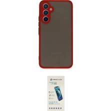 Nuveden Ieg™ Galaxy A54 5g Kılıf Ahenk Çizgi Serisi - Şeffaf Pasifik Cam Ekran Koruyucu