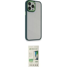 Nuveden Ieg™ Iphone 14 Pro Kılıf Eksen Doku Prime - Siyah 20D Premium Cam Ekran Koruyucu