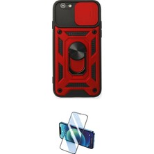 Nuveden Ieg™ Iphone 6 Kılıf Ahenk Klasik - Beyaz 3D Antistatik Cam Ekran Koruyucu