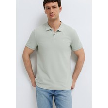 Mavi Mavi Mühür Logo Işlemeli Yeşil Polo Tişört 8804370148