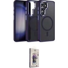 Nuveden Ieg™ Galaxy S24 Kılıf Yörünge Klasik - Siyah Bilvis 3D Cam Ekran Koruyucu