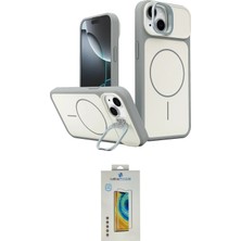 Nuveden Ieg™ Iphone 15 Kılıf Iz Modern Prime - Siyah Polymer Nano Ekran Koruyucu