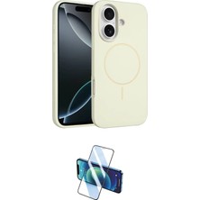 Nuveden Ieg™ Iphone 16 Kılıf Yankı Form Serisi - Siyah 3D Antistatik Seramik Nano Ekran Koruyucu