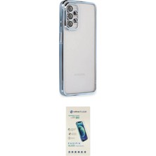 Nuveden Ieg™ Galaxy A23 4g Kılıf Vadi Minimal - Şeffaf Pasifik Cam Ekran Koruyucu