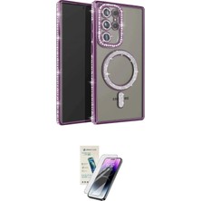 Nuveden Ieg™ Galaxy S25 Ultra Kılıf Zirve Doku Prime - Şeffaf Pasifik Cam Ekran Koruyucu