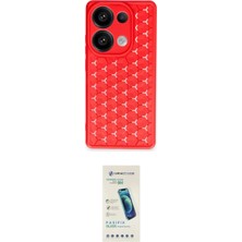 Nuveden Ieg™ Redmi Note 13 Pro 4g Kılıf Zirve Form - Şeffaf Pasifik Cam Ekran Koruyucu