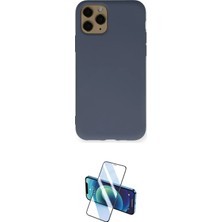 Nuveden Ieg™ Iphone 11 Pro Kılıf Ahenk Serisi - Siyah 3D Antistatik Seramik Nano Ekran Koruyucu