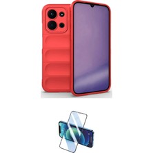 Nuveden Ieg™ Redmi 15C 4g Kılıf Atlas Koleksiyonu - Siyah 3D Antistatik Cam Ekran Koruyucu