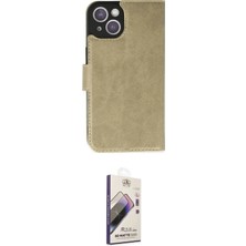 Nuveden Ieg™ Iphone 14 Kılıf Siluet Işık Serisi - Siyah Bilvis 3D Mat Cam Ekran Koruyucu