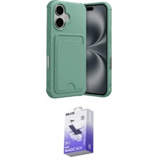 Nuveden Ieg™ Iphone 17 Kılıf Vadi Çizgi Prime - Siyah Bilvis 5in1 5d Magic Hayalet Cam Ekran Koruyucu