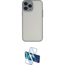 Nuveden Ieg™ Iphone 13 Pro Kılıf Ahenk Çizgi Serisi - Siyah 3D Antistatik Seramik Nano Ekran Koruyucu
