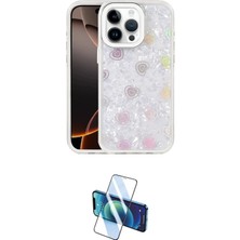 Nuveden Ieg™ Iphone 15 Pro Max Kılıf Odak Prime - Siyah 3D Antistatik Seramik Nano Ekran Koruyucu