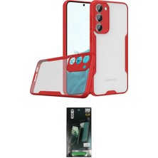 Nuveden Ieg™ Galaxy S23 Plus Kılıf Atlas Asil Serisi - Siyah 360 Mat Full Body Arka Koruyucu