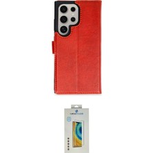 Nuveden Ieg™ Galaxy S24 Ultra Kılıf Siluet Işık Serisi - Siyah Polymer Nano Ekran Koruyucu