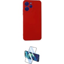 Nuveden Ieg™ Redmi 12 Kılıf Ahenk Serisi - Siyah 3D Antistatik Seramik Nano Ekran Koruyucu