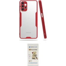 Nuveden Ieg™ Galaxy A72 Kılıf Atlas Asil Serisi - Siyah Mat Seramik Nano Ekran Koruyucu