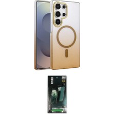 Nuveden Ieg™ Galaxy S24 Ultra Kılıf Ahenk Doku Özel Seri - Şeffaf 360 Full Body Arka Koruyucu