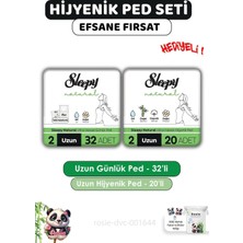Natural Hijyenik Ped Uzun 20'li Günlük Ped Uzun 32'li ve Rosıe