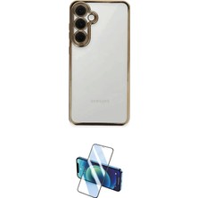Nuveden Ieg™ Galaxy S24 Fe Kılıf Vadi Minimal - Siyah 3D Antistatik Seramik Nano Ekran Koruyucu